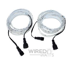 Smart 12v 30 LED/m 10 Pixels/m White in Tube Ray Wu Connector 2.5m Two Pack - Image 1
