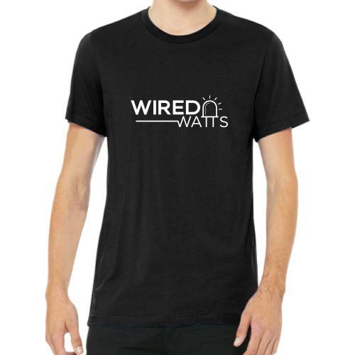 Wired Watts Logo Shirt Black
