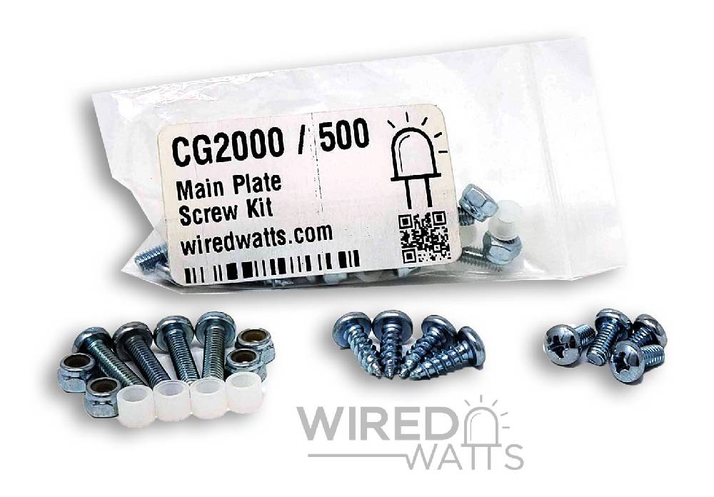 CableGuard CG500 Main Plate Screw Kit